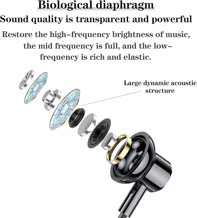 Neckband Bluetooth Headphones，6.0 Bluetooth 120 Hours Playtime，IPX7 Sports - Image 3