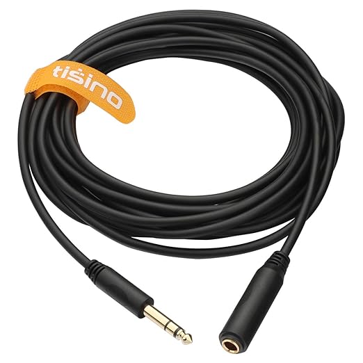 Tisino 1/4 Extension Cable 10 ft, Headphone Extension Cable Quarter inch TRS - Image 7