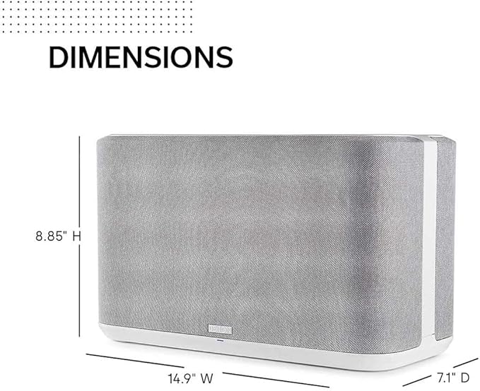Denon Home 350 Wireless Smart Speaker – Powerful Stereo Sound, Wi-Fi & Bluetooth - Image 2