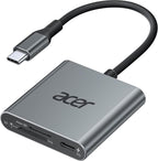 Acer SD 4.0 Card Reader, UHS-II Micro SD Reader USB C, Dual Slot Type C Memory by Acer