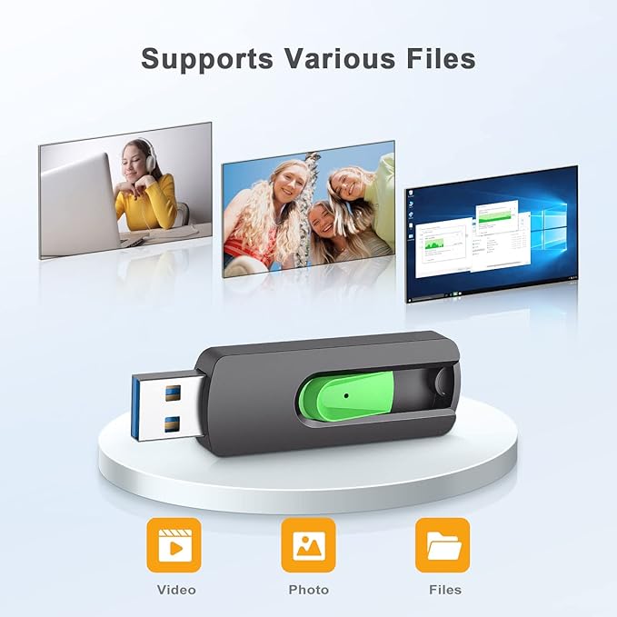 Aiibe 64GB USB 3.0 Flash Drives 5 Pack 64GB Thumb Drive USB Drives High Speed - Image 4