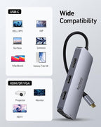USB C Docking Station Dual HDMI Monitor Adapter, Selore USB C Hub 3 Monitors - Image 7