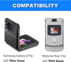 BECPLT for Galaxy Z Flip7 /6/5/4/3 Z Flip 5G Case 360 Rotating Leather Pouch - Image 4