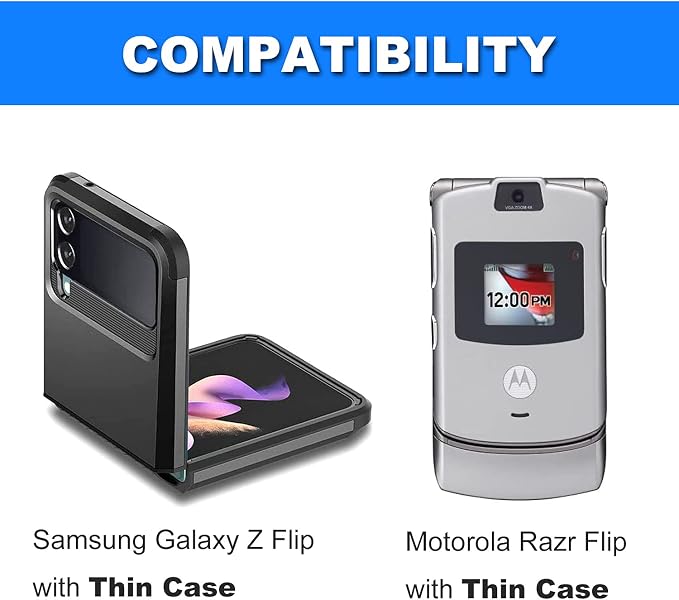 BECPLT for Galaxy Z Flip7 /6/5/4/3 Z Flip 5G Case 360 Rotating Leather Pouch - Image 4
