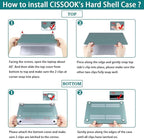 CISSOOK for MacBook Air 13.6 inch Case A3240 A2681 A3113 Release 2022 2023 2024 - Image 8