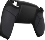 eXtremeRate Black Performance Rubberized Grip Custom Back Plate Bottom Shell - Image 3