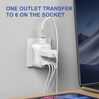 2 Pack European Travel Plug Adapter, VYLEE International Travel Adapter - Image 4