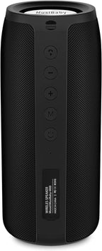 Bluetooth Speaker, MusiBaby M88 Speakers, Dual Pairing, Loud Stereo Sound by onthegomusicbaby