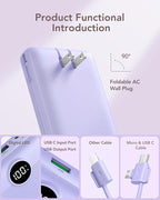 VRURC Portable Charger 20000mAh, Fast Charging Power Bank USB C, 4 Output 2 - Image 2