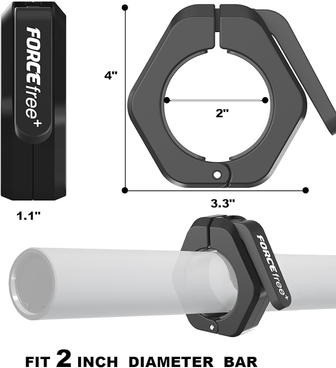 Magnetic Barbell Clamps 2 Inch Olympic – Quick Release Barbell Collars - Image 4