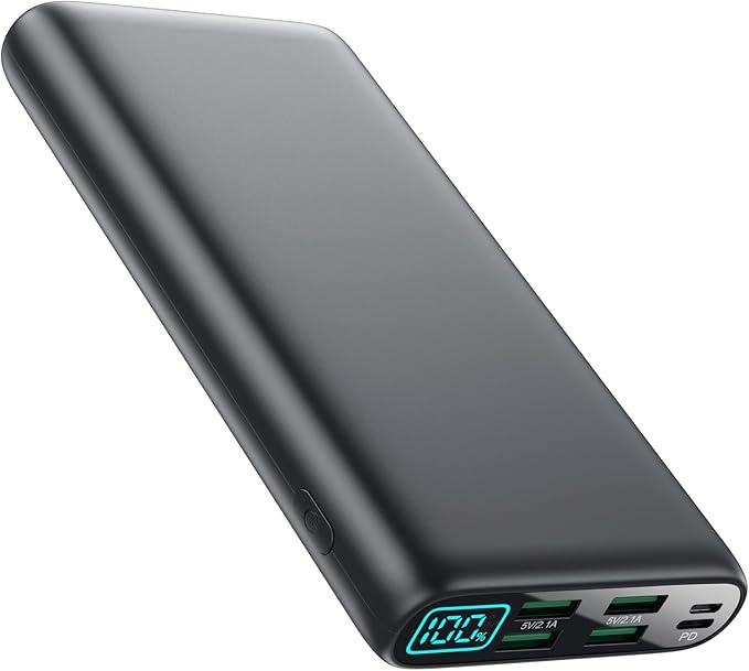 Portable Charger 38800mAh, LCD Display Power Bank, 5 USB Outputs Battery Pack by RGVOTA