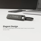 Timetec 1TB Pro Portable USB 3.2 Gen 2 Type-C/Type-A SSD Read Speed 1000MB/s - Image 5