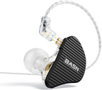 BASN Mix-PD in Ear Monitor, 1Planar Driver + 1Dynamic Driver HiFi IEM Earphones by BASNAudio