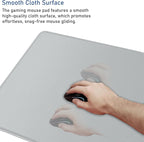 Large Gaming Mouse Pad with Stitched Edges, Durable Non-Slip Natural Rubber Base - Image 5