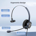 MAIRDI Telephone Headset with RJ9 & 3.5mm Jack - Image 5