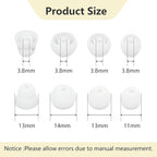 Ear Bud Covers Silicone Replacement Earbud Tips Compatible - Image 2