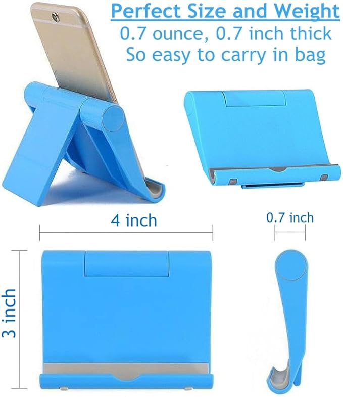 Cell Phone Stand for Desk 2 Pack Mobile Phone Holders Desktop Tablet Stand - Image 6
