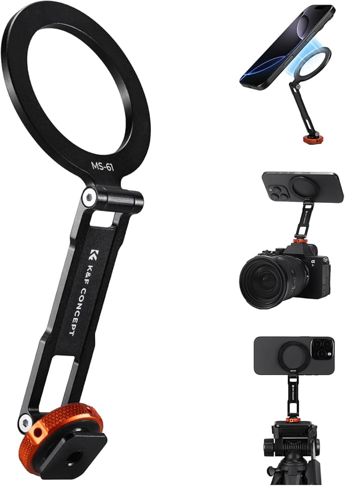 K&F CONCEPT Magnetic Metal Phone Mount by KFCONCEPT