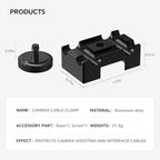 Camera Cable Lock Clamp, DSLR Camera Digital USB Cable Lock Clip Clamp HDMI - Image 3