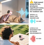 CAZOKASI Rechargeable Strong Wind Handheld Fan - Image 7