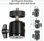 3 Pcs Trail Camera Tree Mount, 1/4 in Screw, 360° Adjustable Screw Security Cam - Image 5
