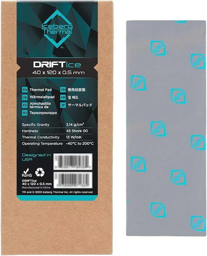 Iceberg Thermal DRIFTIce Thermal Pad 120mm x 40mm by DRIFTIce
