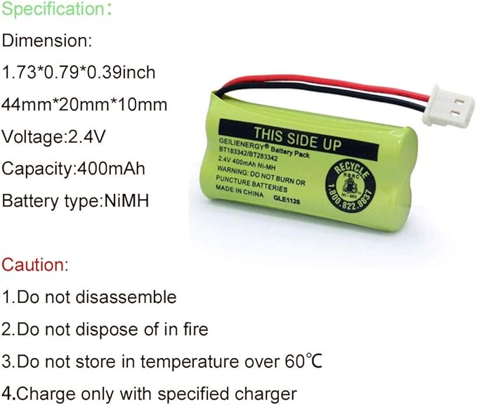 GEILIENERGY BT162342 BT262342 Battery Compatible - Image 2