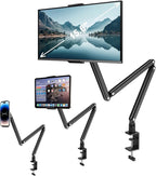 Adjustable Aluminum Tablet Stand, Foldable Arm by Yumecamp