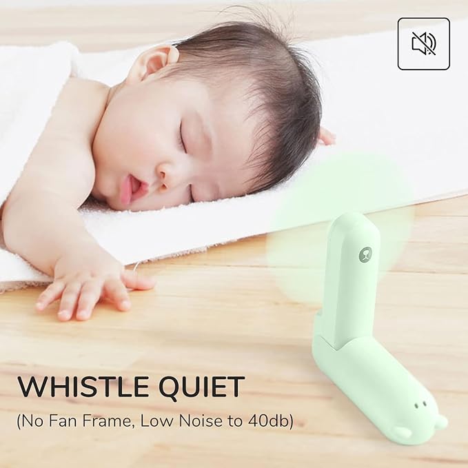 JISULIFE Handheld Fan with 4500 mAh Powerbank Max 37 Hours Runtime, Pocket - Image 5