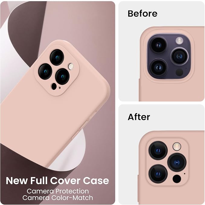 FireNova for iPhone 14 Pro Case, Silicone Upgraded Phone Case with, Soft - Image 3