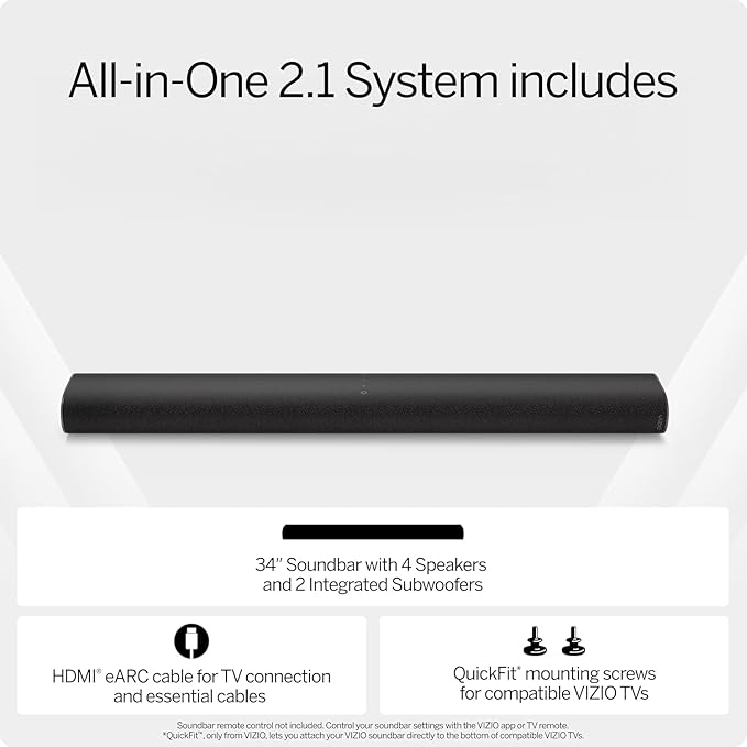 VIZIO All-in-One Soundbar with Dolby Atmos and DTS:X - Image 6