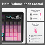 NACODEX Ajazz AK980 Pink Gaming Machanical Keyboard Gift Switch Full Size RGB - Image 6