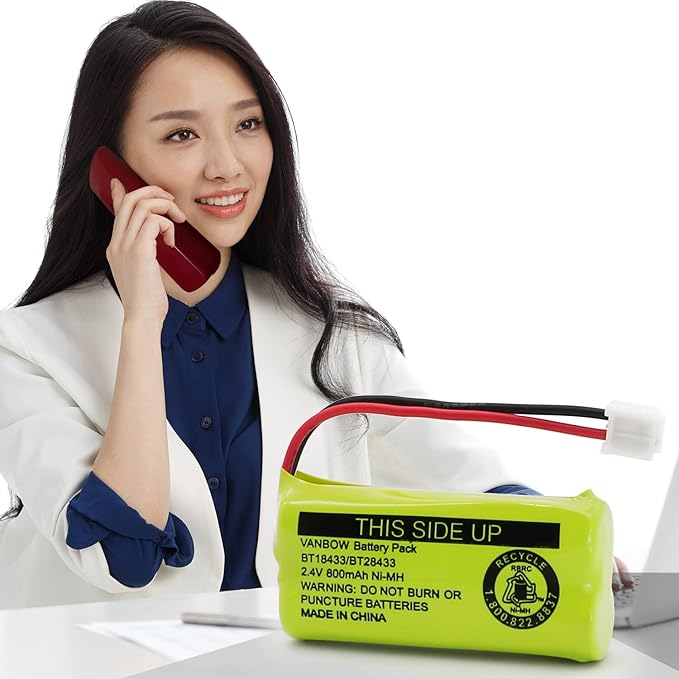 BT18433/BT28433 2.4V 800mAh Ni-MH Cordless Phone Battery, Also Compatible - Image 7