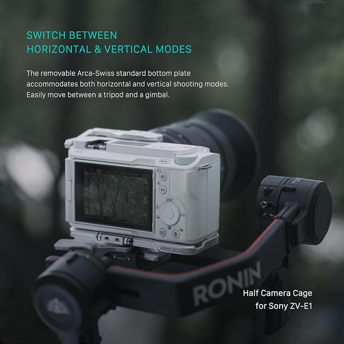 Tilta Full Camera Cage for ZV-E1 Lightweight Kit | Includes Full Cage, Top - Image 3