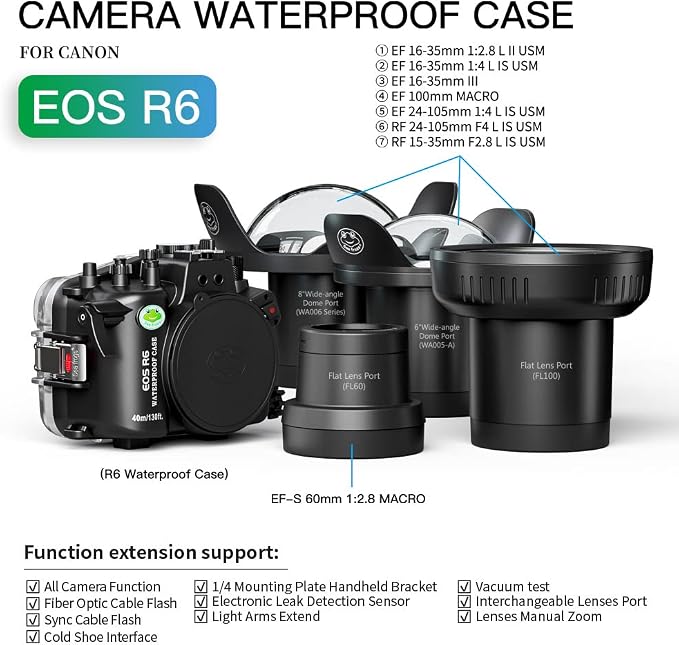 Sea frogs Underwater Camera Case Compatible - Image 7
