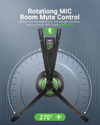 Wireless Headset with AI Noise Cancelling Microphone Bluetooth Headset - Image 6