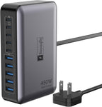 USB C Charger Block 10 Ports, 450W USB Charging Station by lightningofertas