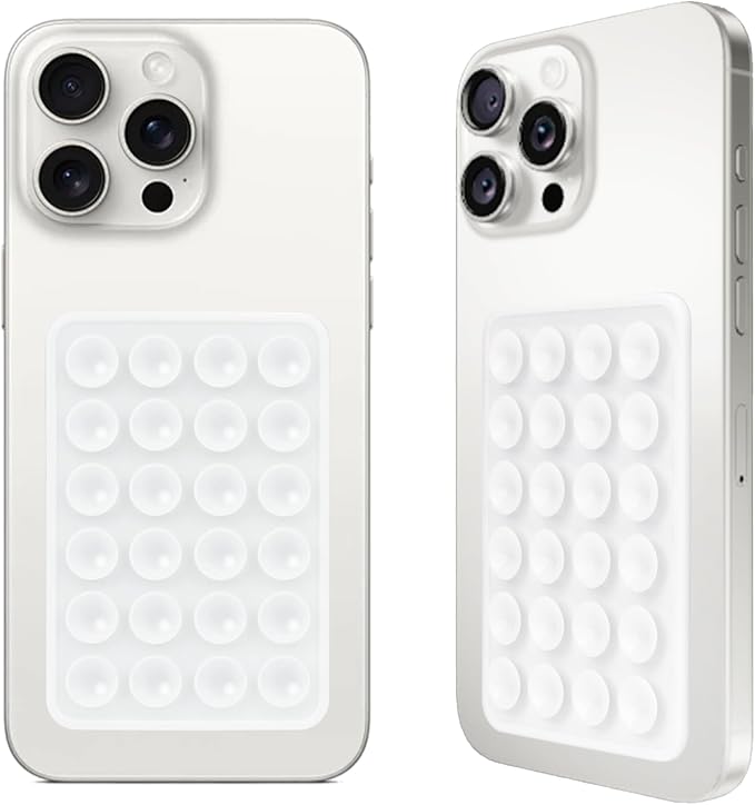 2PCS Silicone Suction Phone Case Mount, Non Slip Suction Cup, Hands-Free Phone by Giumel