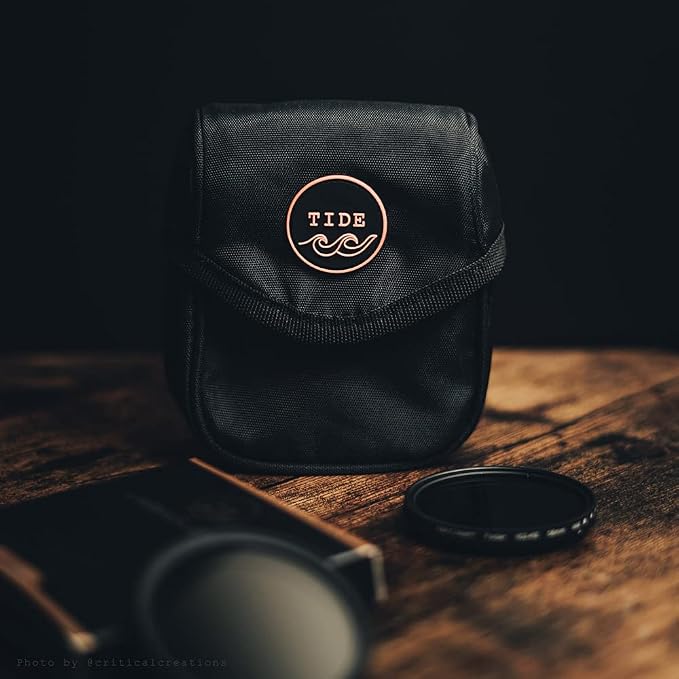 Tide Optics Filter Pouch | Holds 5 Filters Up to 86mm | Durable Protective Case - Image 5