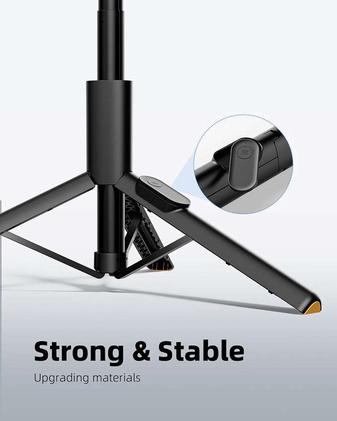 TODI Selfie Stick Tripod for iPhone, Extendable Selfie Stick for iPhone - Image 3