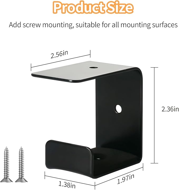 Headphone Mount Hanger, Headset Holder - Image 6