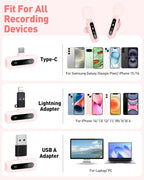 USB C Lavalier Microphone Wireless Mini Mic - Image 5