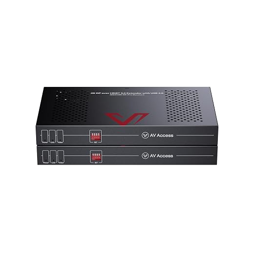 AV Access 4K DisplayPort 1.2a KVM Extender DP Over Ethernet HDBaseT 3.0 PoE - Image 7