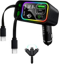 Retractable Car Charger USB C, 145W Type C Car Charger Fast Charging by PowerDeliveryMaximum