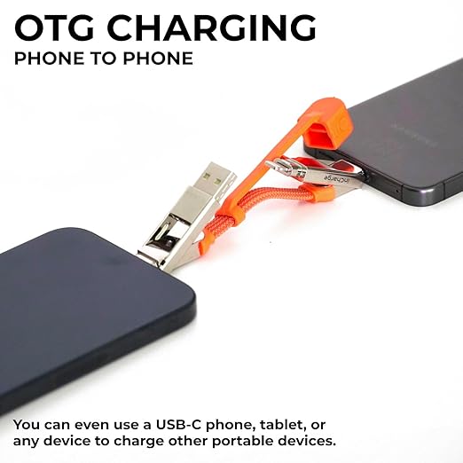 Rolling Square inCharge XS - 240W 4in1 Keyring Cable | Fast Charging & Data - Image 6