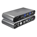 2 Port DP USB 3.0 Automatic KVM Switch Two Computers 1 DisplayPort Monitor by Terived
