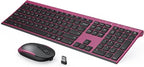 Wireless Keyboard and Mouse, Vssoplor 2.4GHz Rechargeable Compact Quiet by VssoPlorWirelesskeyboardMouse