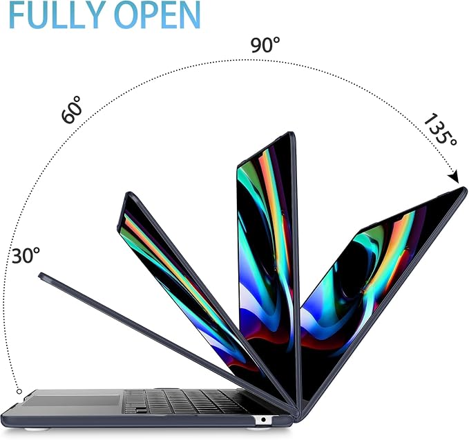 Mektron for 2025 M4 MacBook Air 13.6 Inch A3240 Case Fits 2023 A2681 M2 2024 - Image 8