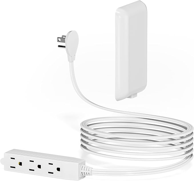 Flat Plug Extension Cord 6FT by MaxwelManufacturing