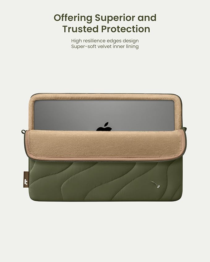 tomtoc 360 Protective Puffy Laptop Sleeve - Image 6